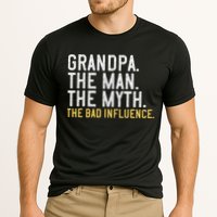FatherS Day Gift Grandpa The Man The Myth The Bad Influence Cooling Performance Crew T-Shirt
