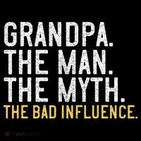 FatherS Day Gift Grandpa The Man The Myth The Bad Influence Impact Tech Backpack