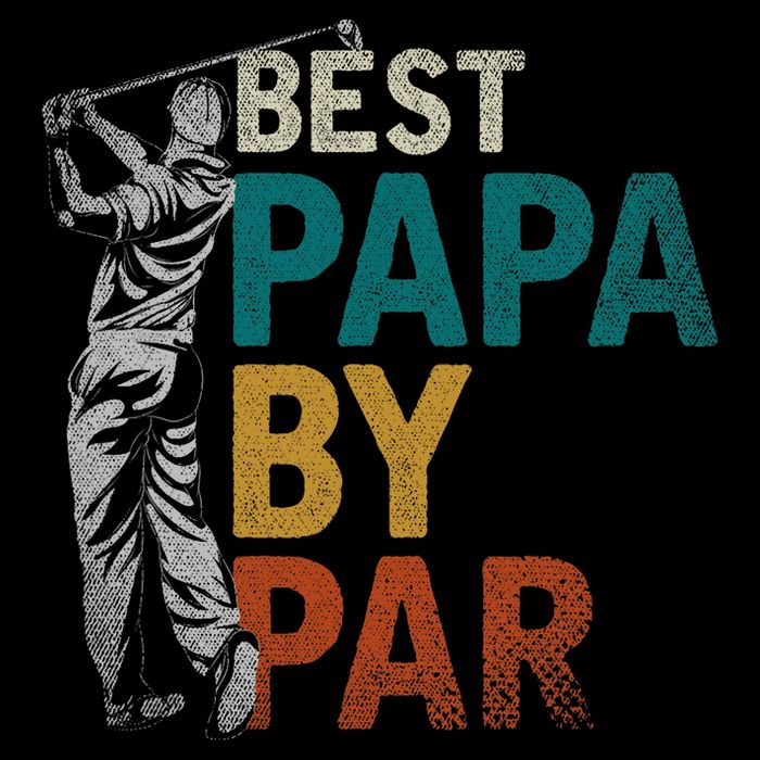 Fathers Day Golfer Dad Golfing Best Papa By Par Funny Golf Hoodie