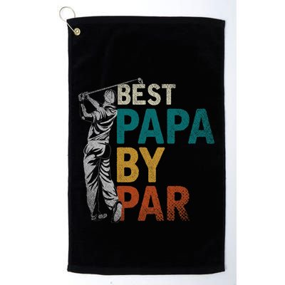 Fathers Day Golfer Dad Golfing Best Papa By Par Funny Golf Golf Towel