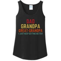 Fathers Day Gift From Grandkids Dad Grandpa Great Ladies Essential Tank