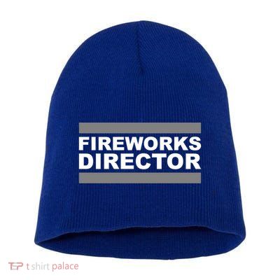 Fireworks Director Gift Short Acrylic Beanie