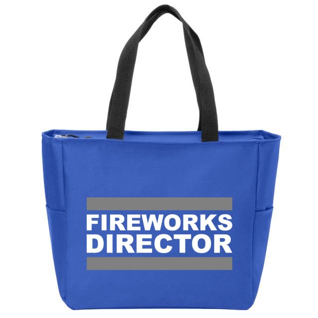 Fireworks Director Gift Zip Tote Bag