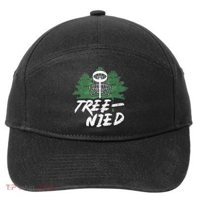 Funny Disc Golf Frisbee disc 7-Panel Snapback Hat