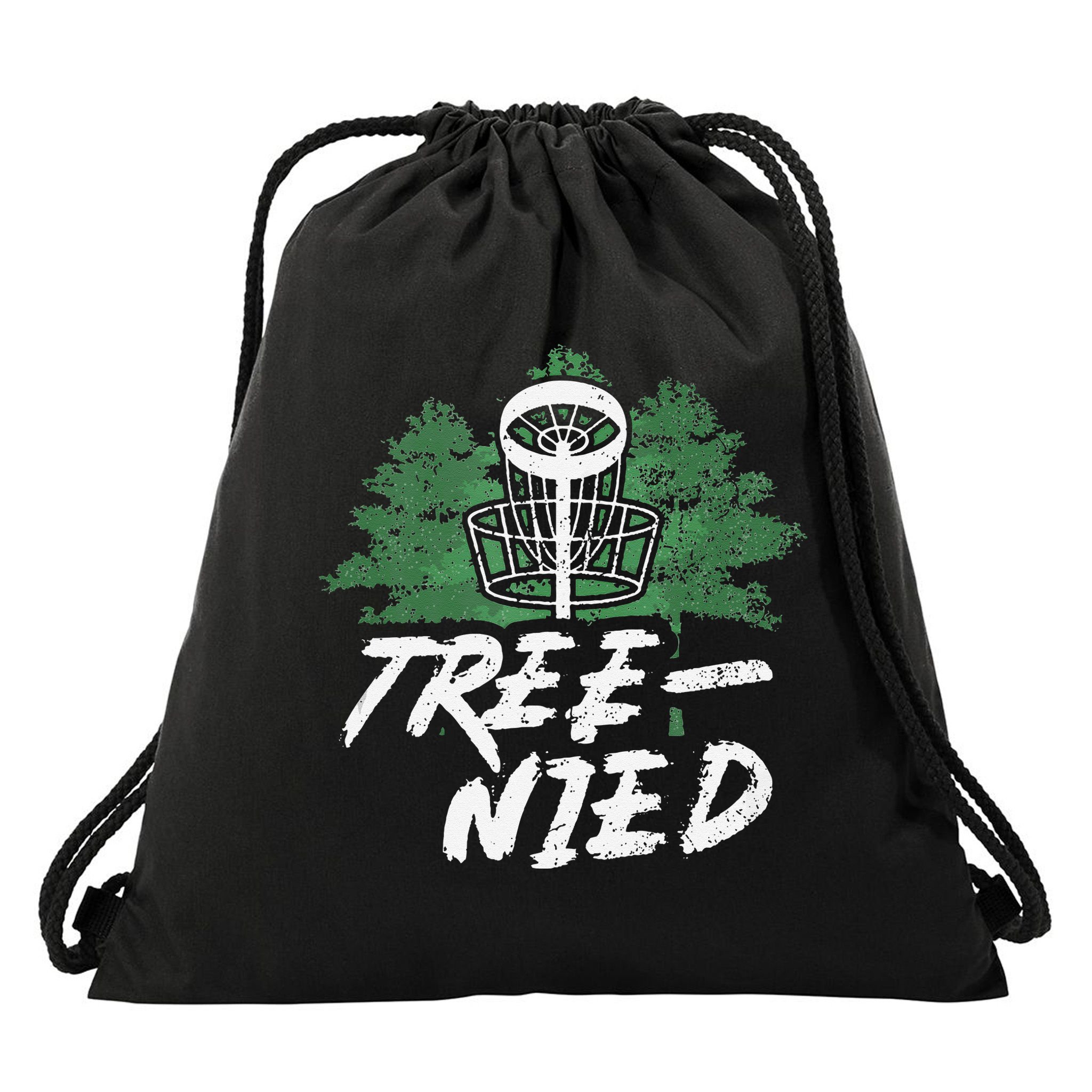 Funny Disc Golf Frisbee disc Drawstring Bag
