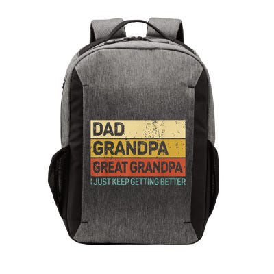 Fathers Day Gift From Grandkids Dad Grandpa Great GrandpaGrandpa Vector Backpack