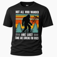 Frisbee Disc Golfing Funny Bigfoot Looking For Discs Cooling Performance Crew T-Shirt