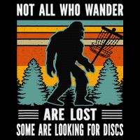 Frisbee Disc Golfing Funny Bigfoot Looking For Discs Cooling Performance Crew T-Shirt