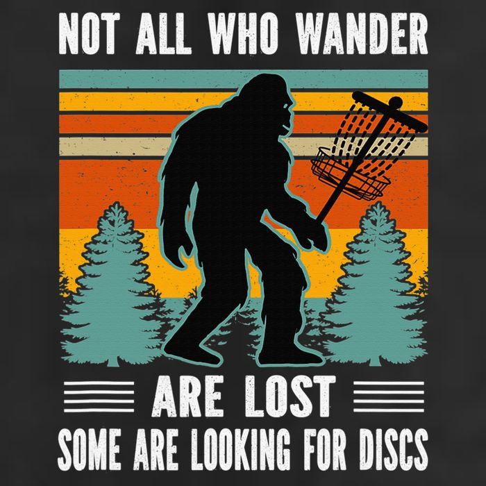 Frisbee Disc Golfing Funny Bigfoot Looking For Discs 11oz C Handle Ceramic Mug