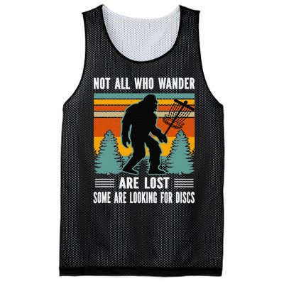 Frisbee Disc Golfing Funny Bigfoot Looking For Discs Mesh Reversible Basketball Jersey Tank