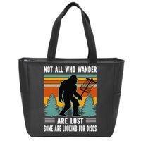 Frisbee Disc Golfing Funny Bigfoot Looking For Discs Zip Tote Bag