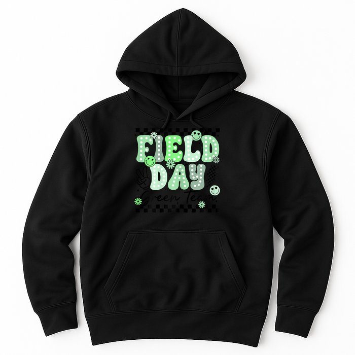 Field Day Green Team Color Field Trip Team Game Competition Hoodie