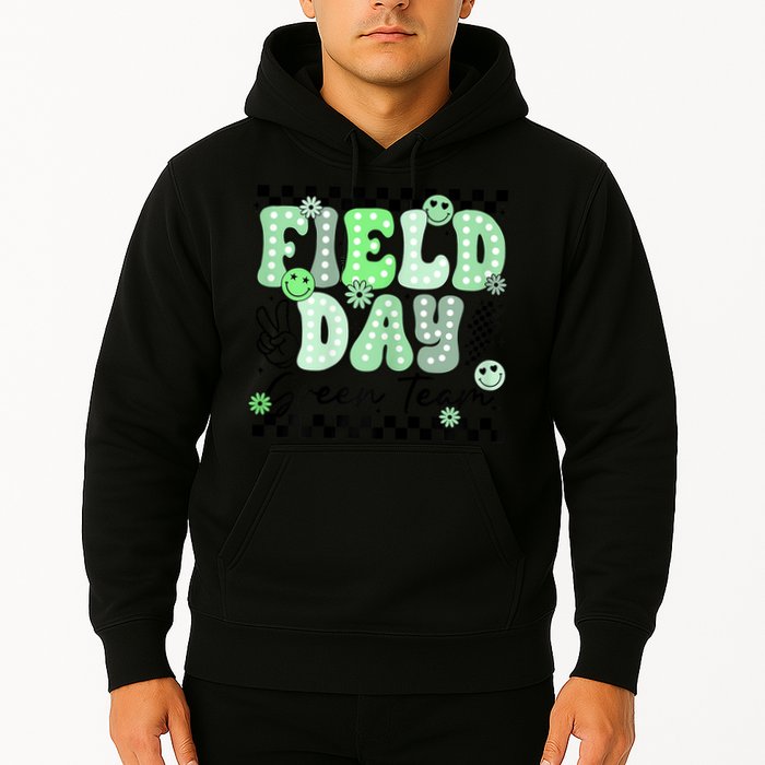 Field Day Green Team Color Field Trip Team Game Competition Hoodie
