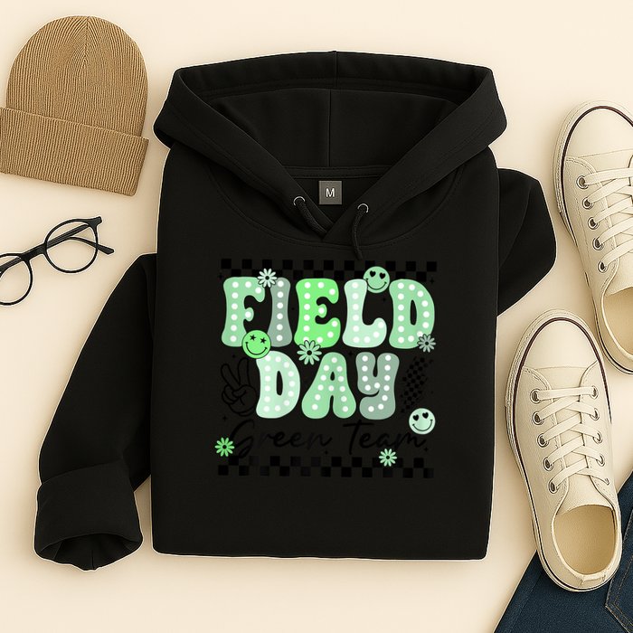 Field Day Green Team Color Field Trip Team Game Competition Hoodie