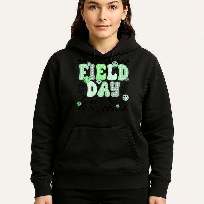 Field Day Green Team Color Field Trip Team Game Competition Hoodie