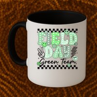 Field Day Green Team Color Field Trip Team Game Competition Mug