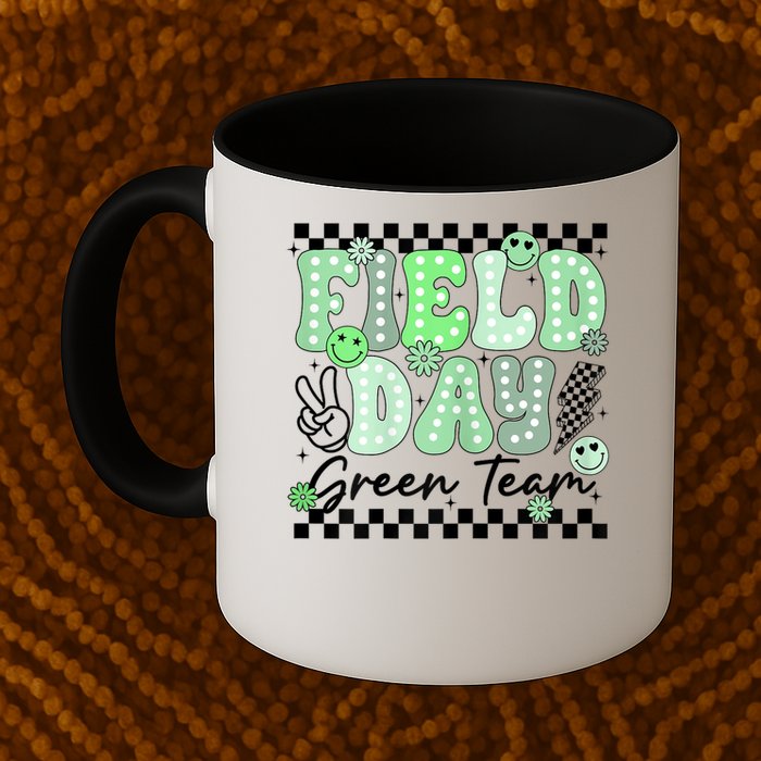 Field Day Green Team Color Field Trip Team Game Competition Mug