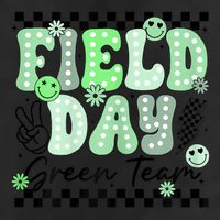 Field Day Green Team Color Field Trip Team Game Competition Beanie