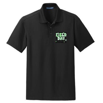 Field Day Green Team Color Field Trip Team Game Competition Dry Zone Grid Polo