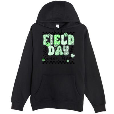 Field Day Green Team Color Field Trip Team Game Competition Premium Pullover Hoodie