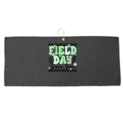 Field Day Green Team Color Field Trip Team Game Competition Large Microfiber Waffle Golf Towel