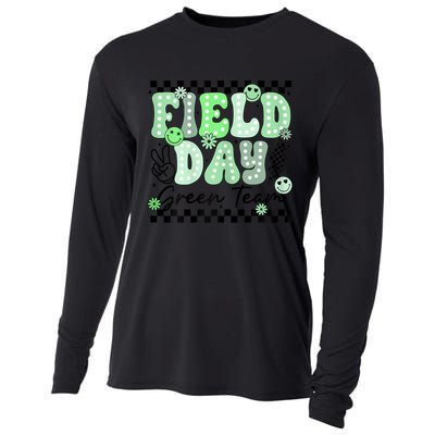 Field Day Green Team Color Field Trip Team Game Competition Cooling Performance Long Sleeve Crew
