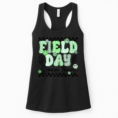 Field Day Green Team Color Field Trip Team Game Competition Womens Tank Top