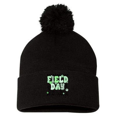 Field Day Green Team Color Field Trip Team Game Competition Pom Pom 12in Knit Beanie