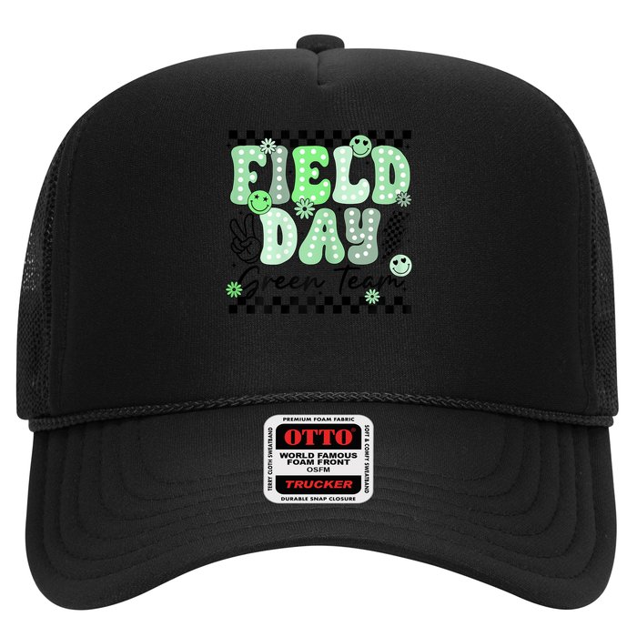 Field Day Green Team Color Field Trip Team Game Competition Trucker Hat
