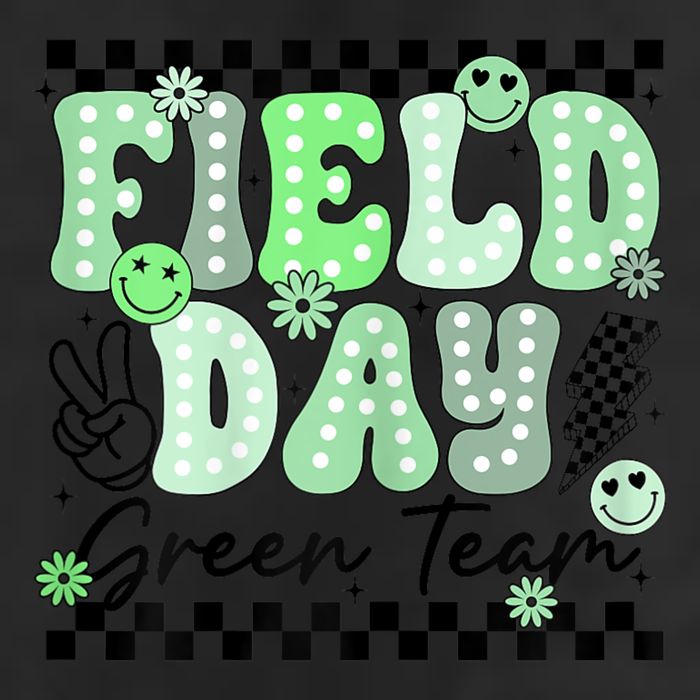 Field Day Green Team Color Field Trip Team Game Competition Trucker Hat