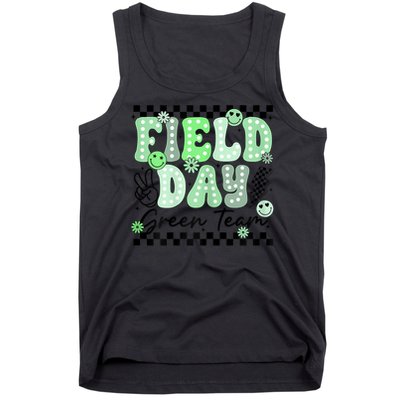 Field Day Green Team Color Field Trip Team Game Competition Tank Top