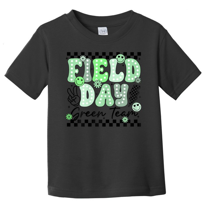 Field Day Green Team Color Field Trip Team Game Competition Toddler T-Shirt