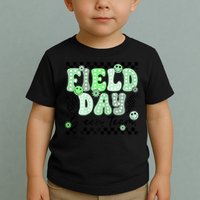 Field Day Green Team Color Field Trip Team Game Competition Toddler T-Shirt
