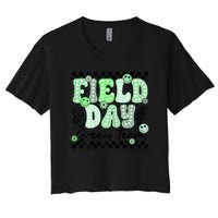 Field Day Green Team Color Field Trip Team Game Competition Crop Top