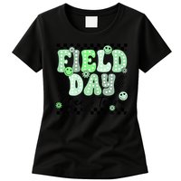 Field Day Green Team Color Field Trip Team Game Competition Womens T-Shirt