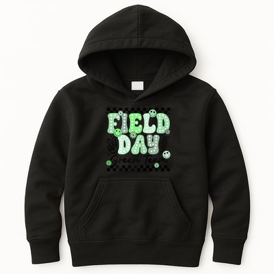 Field Day Green Team Color Field Trip Team Game Competition Kids Hoodie