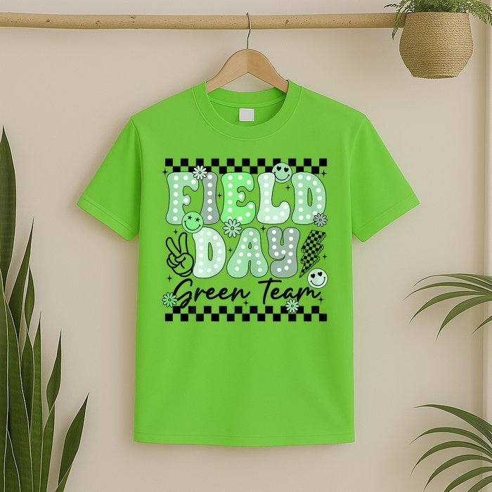 Field Day Green Team Color Field Trip Team Game Competition T-Shirt