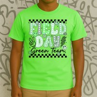 Field Day Green Team Color Field Trip Team Game Competition T-Shirt