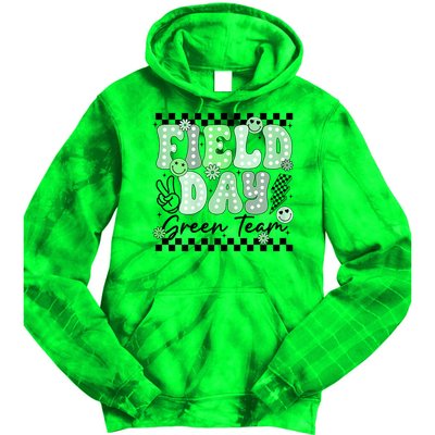 Field Day Green Team Color Field Trip Team Game Competition Tie Dye Hoodie