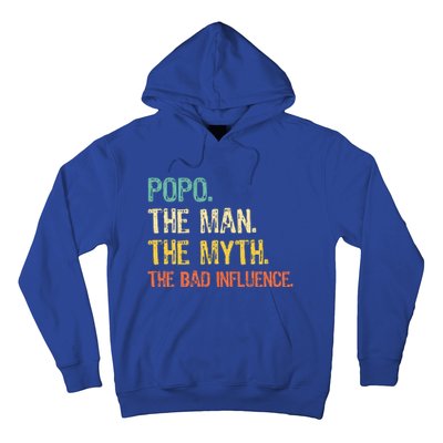 Father's Day Gift Pop The Man The Myth The Bad Influence Hoodie