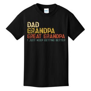 Fathers Day Gift from Grand Dad Grandpa Great Grandpa Kids T-Shirt