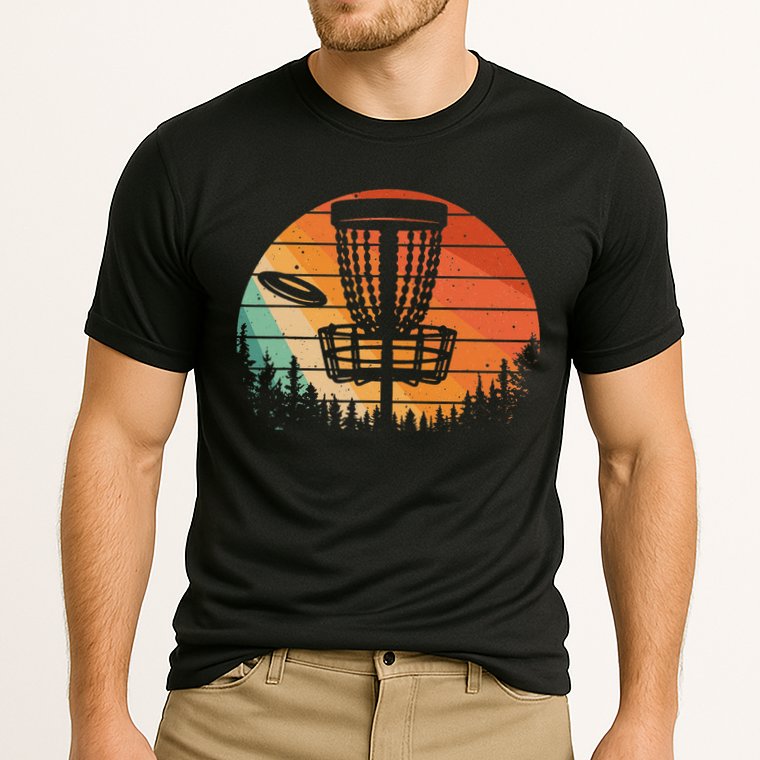 Funny Disc Golf Golfer Disc Golf Cooling Performance Crew T-Shirt