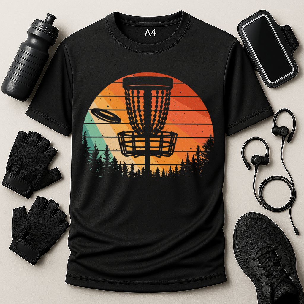 Funny Disc Golf Golfer Disc Golf Cooling Performance Crew T-Shirt