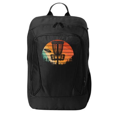 Funny Disc Golf Golfer Disc Golf City Backpack