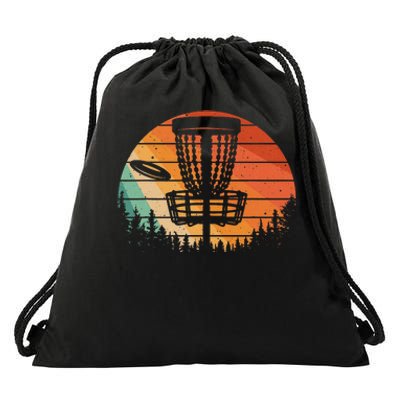 Funny Disc Golf Golfer Disc Golf Drawstring Bag