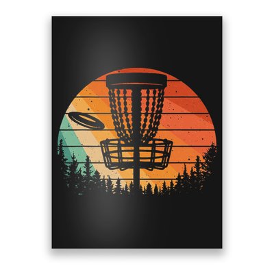 Funny Disc Golf Golfer Disc Golf Poster