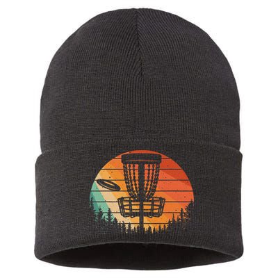 Funny Disc Golf Golfer Disc Golf Sustainable Knit Beanie