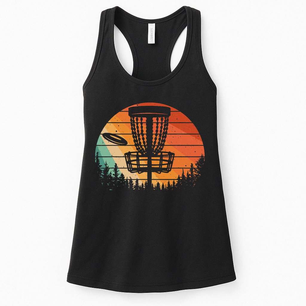 Funny Disc Golf Golfer Disc Golf Womens Tank Top