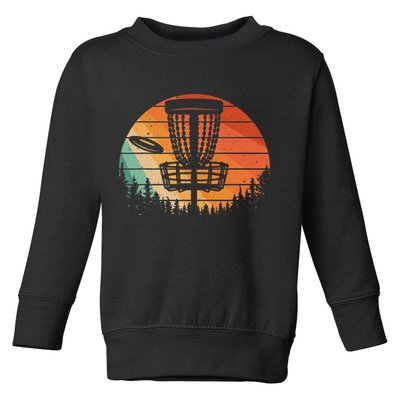 Funny Disc Golf Golfer Disc Golf Toddler Sweatshirt