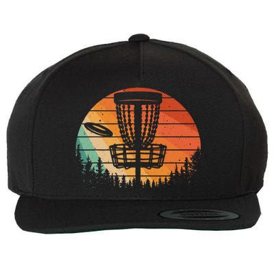 Funny Disc Golf Golfer Disc Golf Wool Snapback Cap